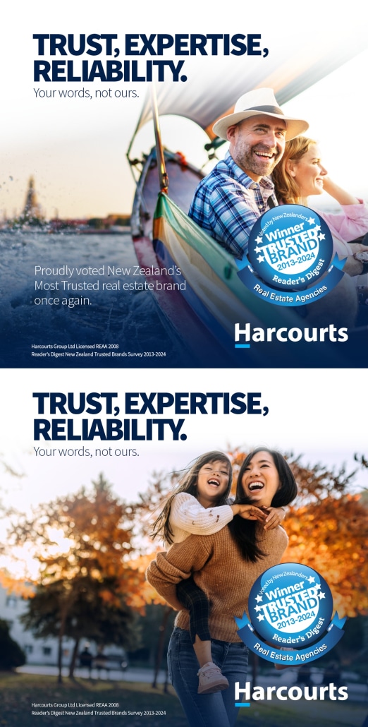 HARCOURTS REAL ESTATES MOST TRUSTED BRAND
